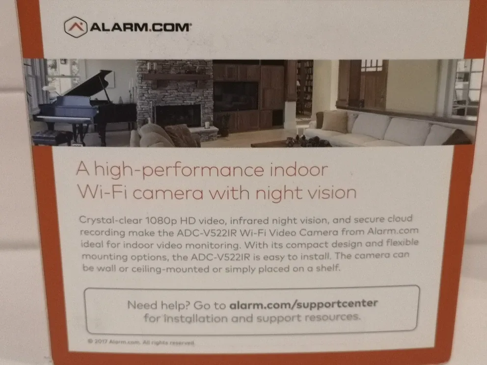 Alarm.com 1080p Indoor Wi-Fi Video Camera image indicator(4)