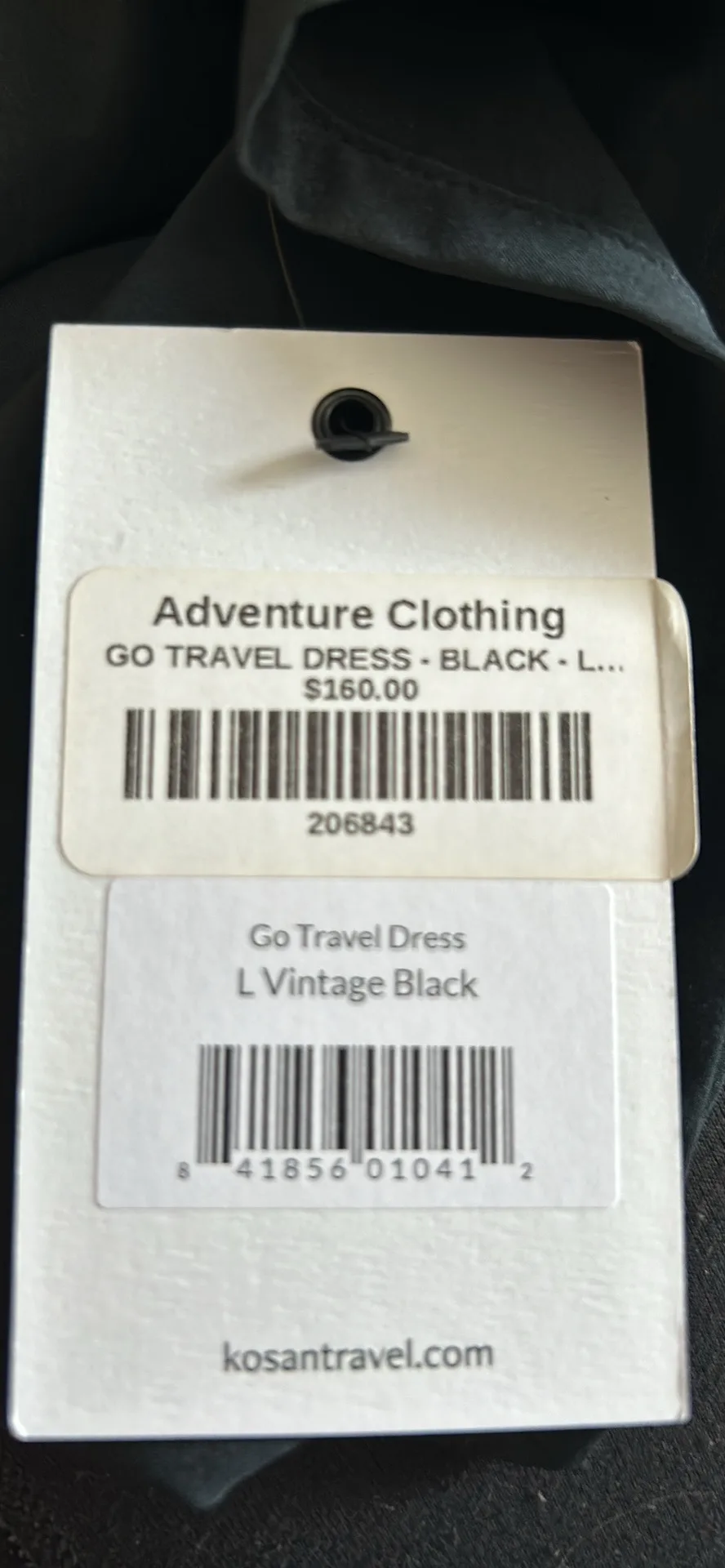 The Kosan Go Travel Dress vintage black. image indicator(10)
