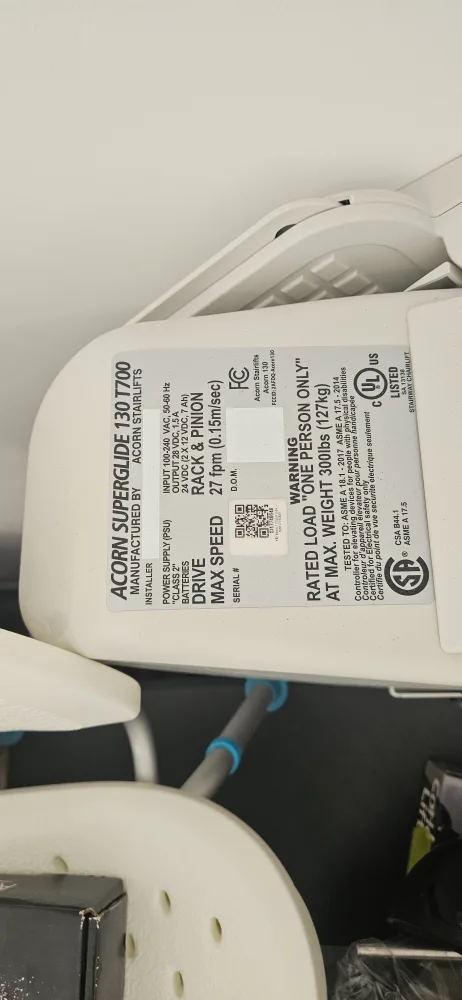 Acorn Superglide 130-700 Stairlift