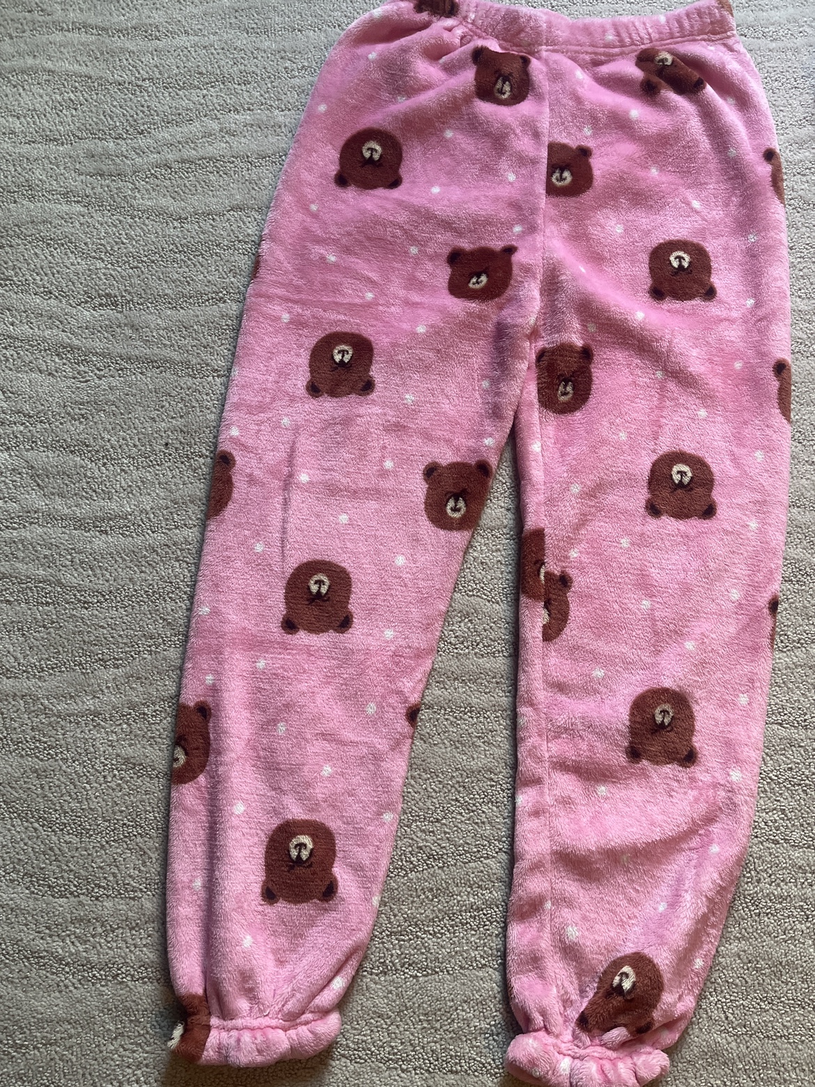 Pink Fleece Pajama Pants