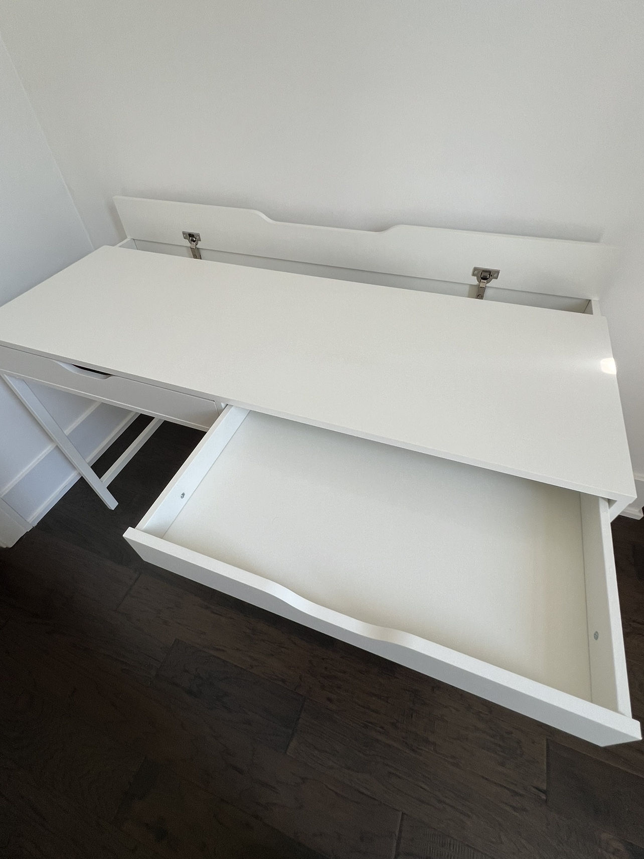 White Desk Large Alex (IKEA) - photo 2