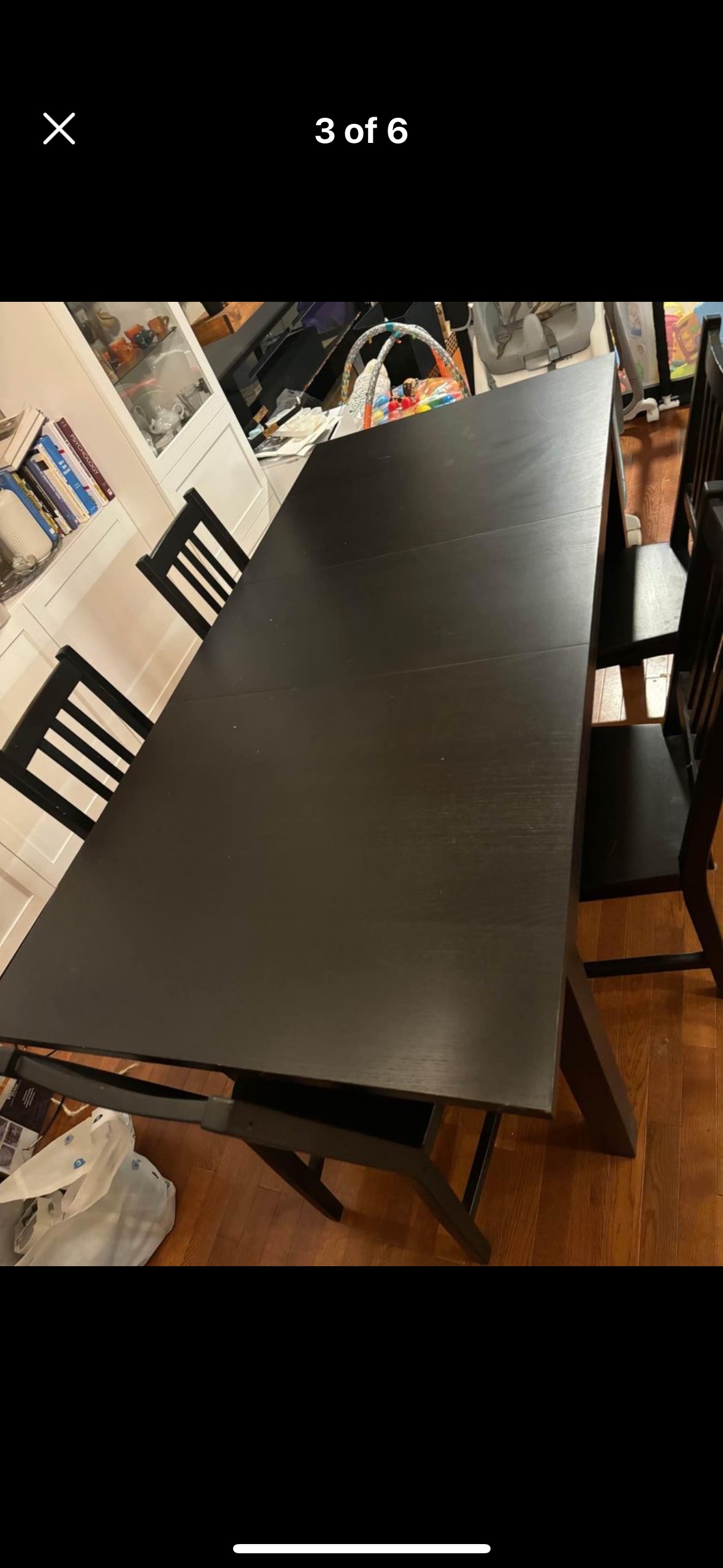 IKEA Dining Table and 6 Chairs - photo 4