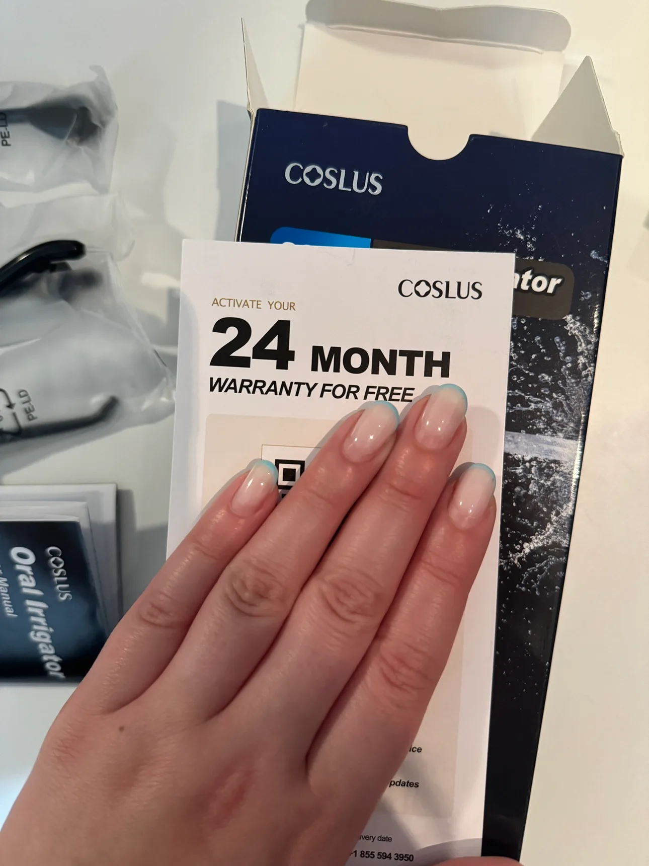 COSLUS Oral Irrigator - Used only once image indicator(3)