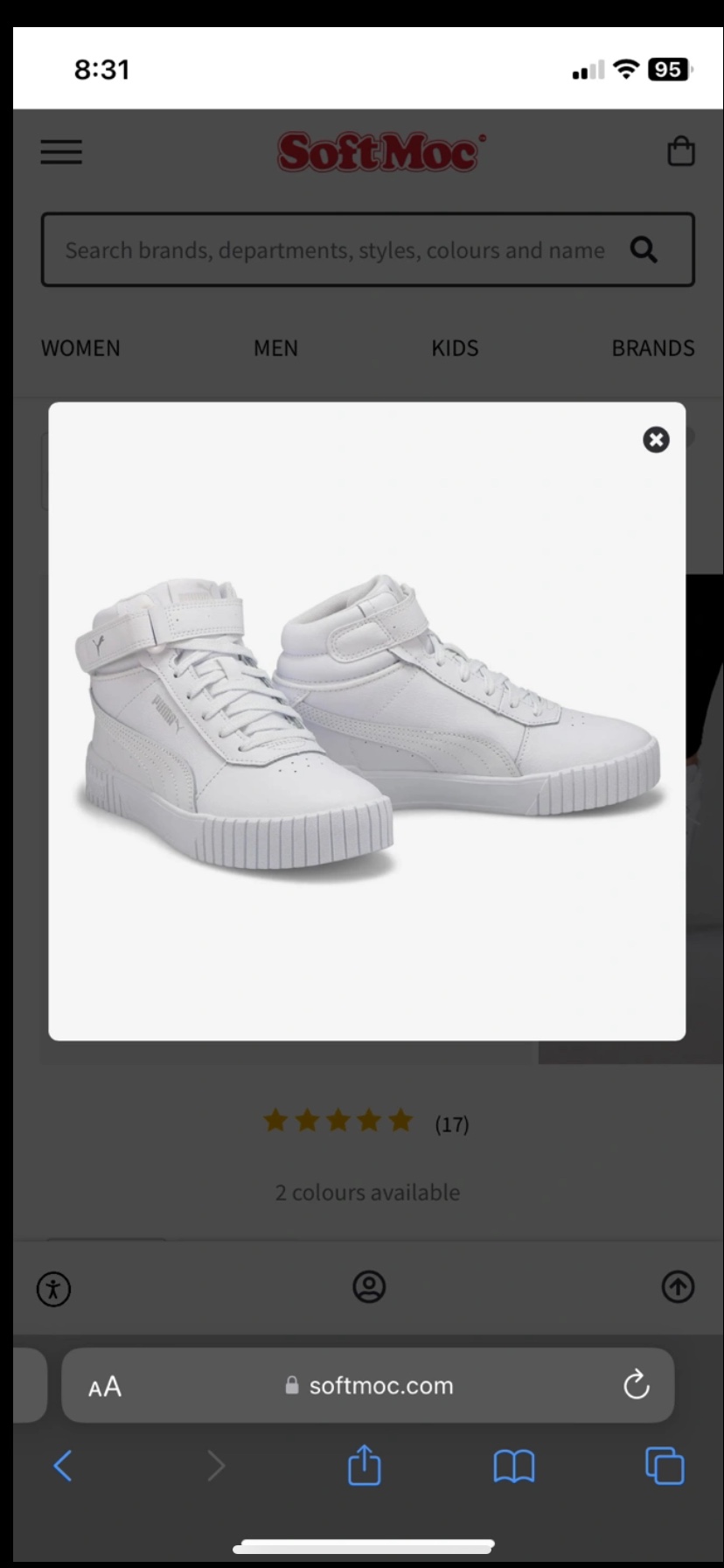 Puma White High Top Sneakers - photo 2