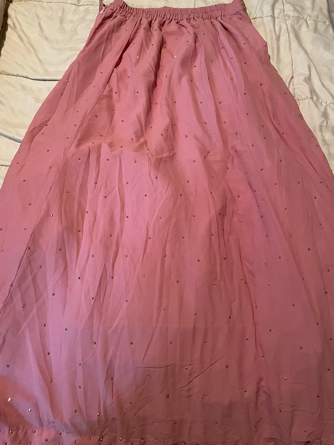 Pink Embroidered  Lehenga Choli image indicator(3)