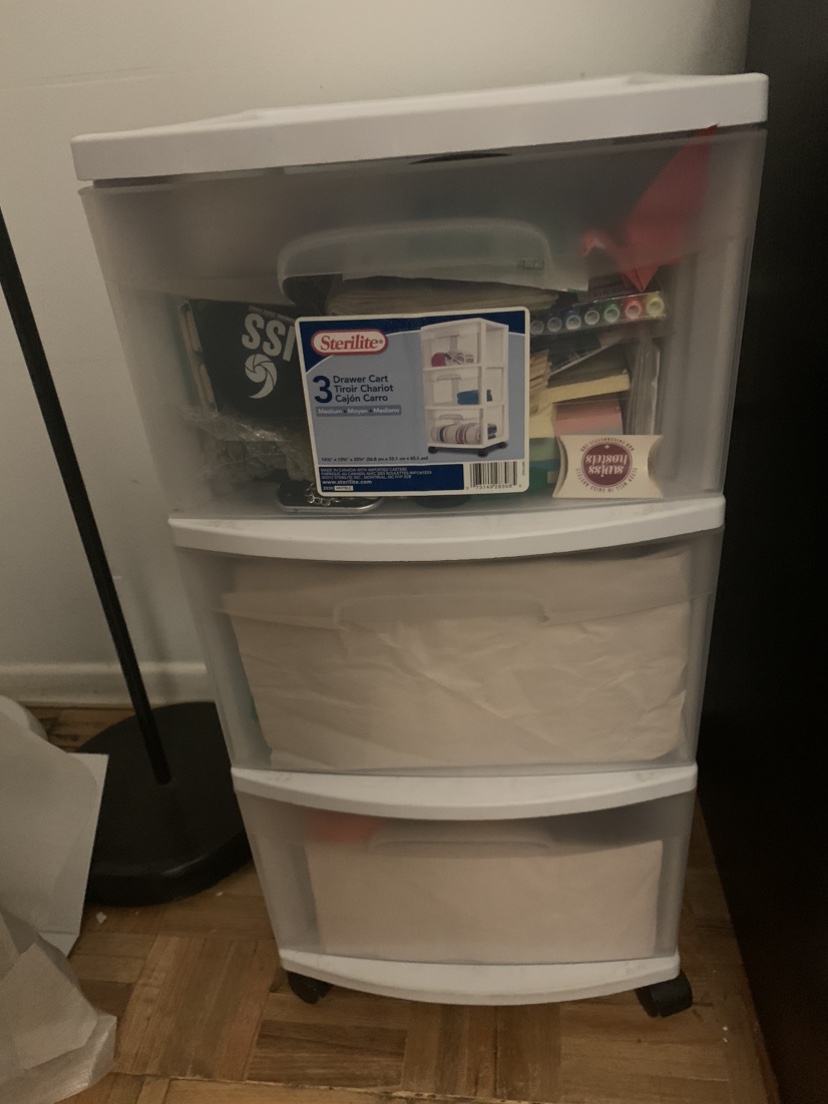 Sterilite 3 Drawer Cart - photo 2
