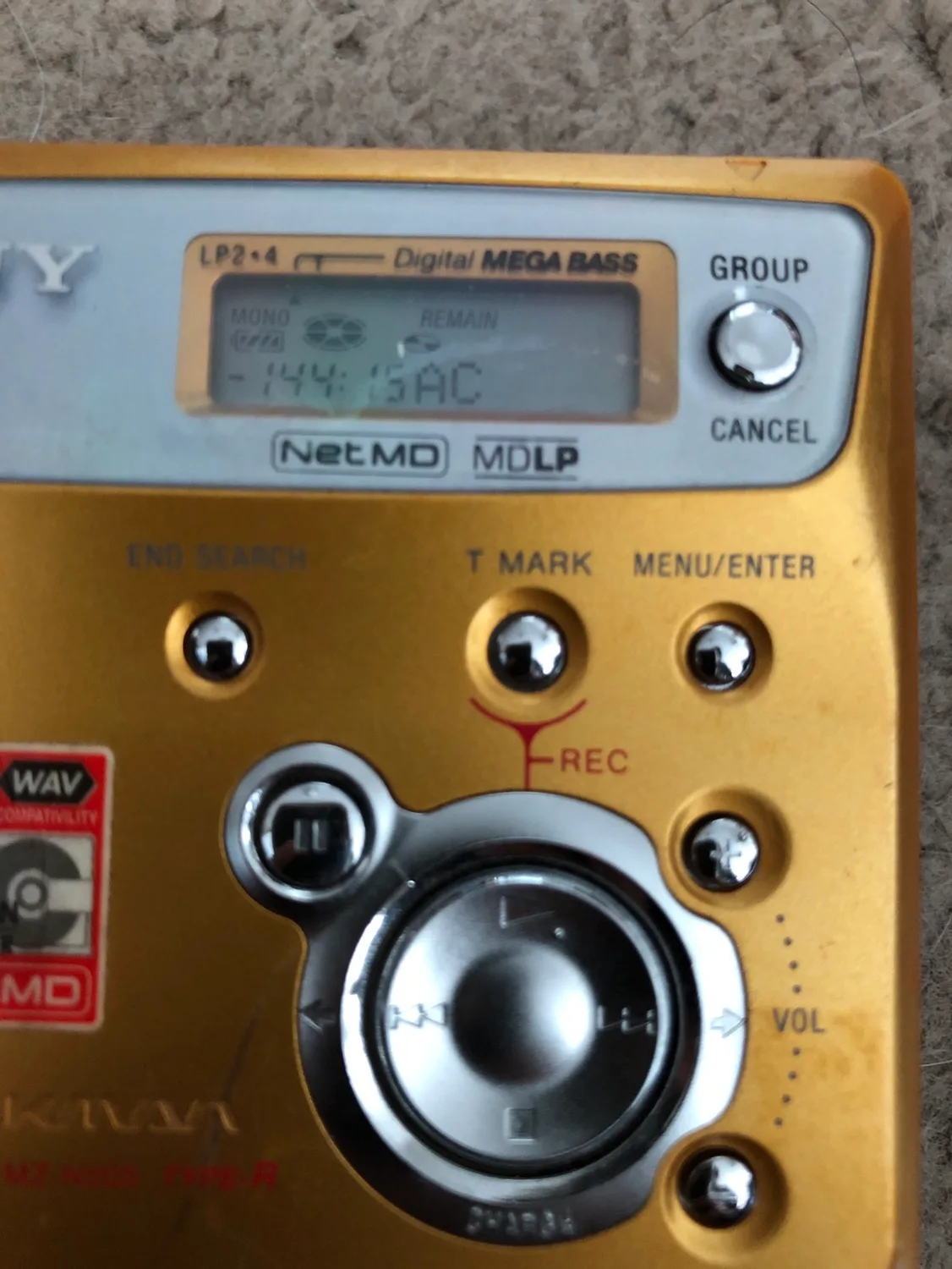 Sony Net MD Walkman MZ-N505 🧡 image indicator(9)