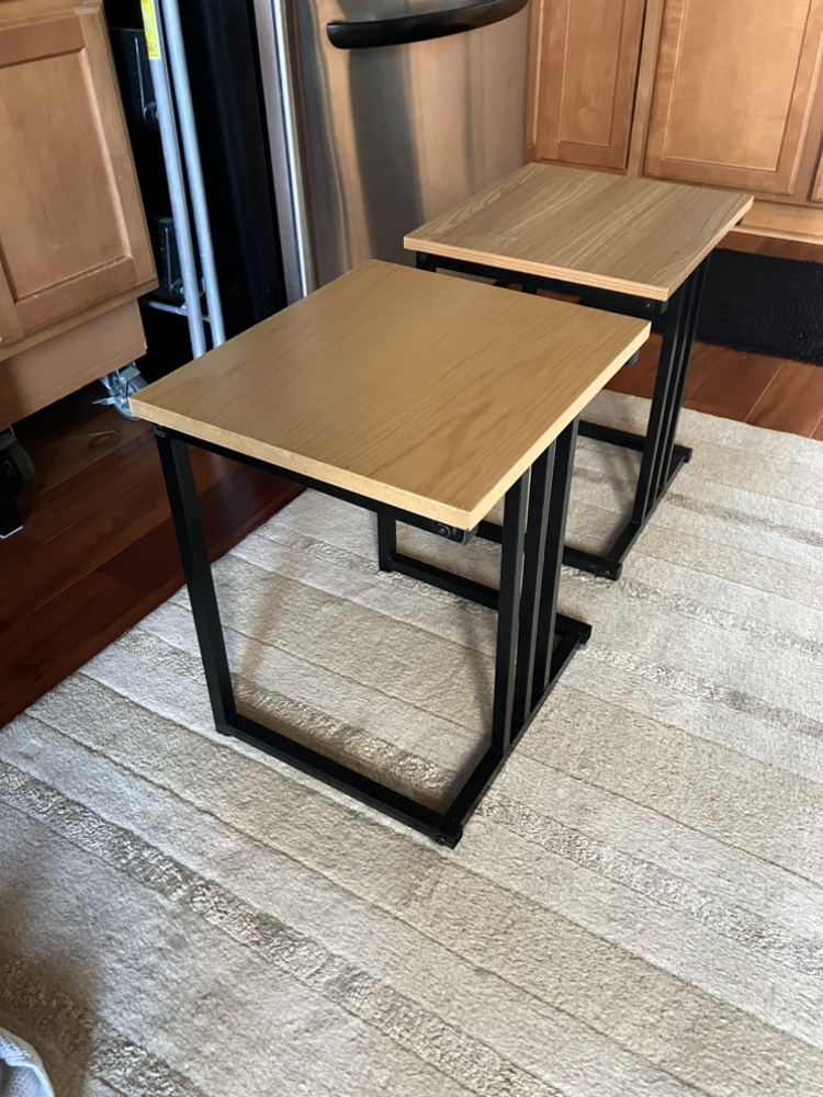 Set of 2 End Tables - photo 2