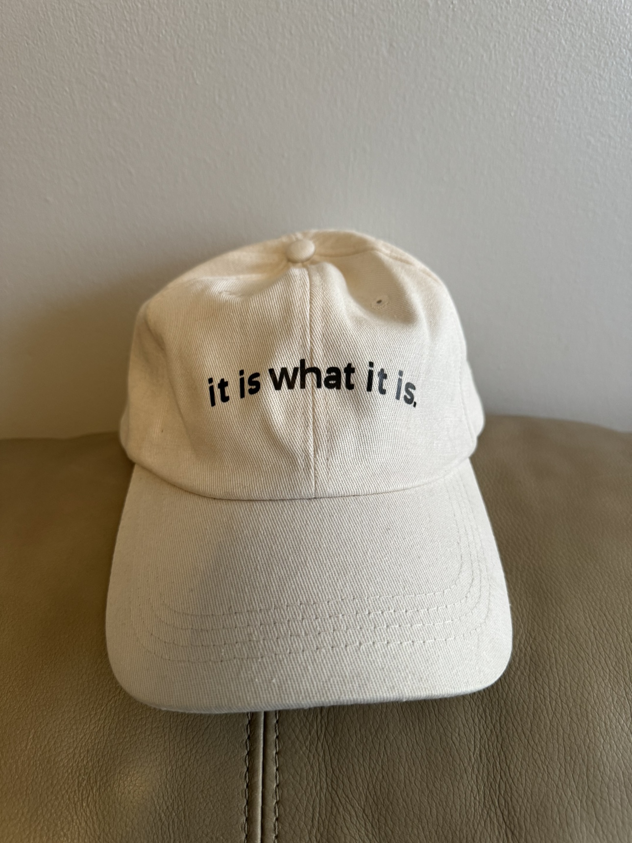 “It is what it is” Baseball Cap #freecycle