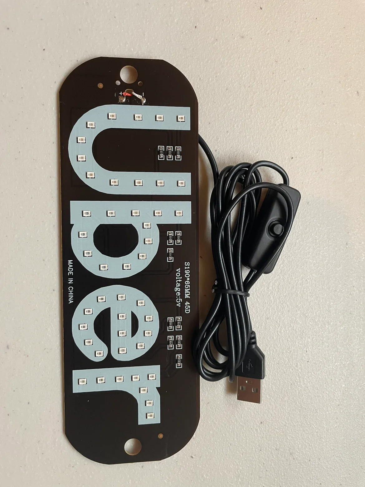 Green LED Light Uber Sign thumbnail
