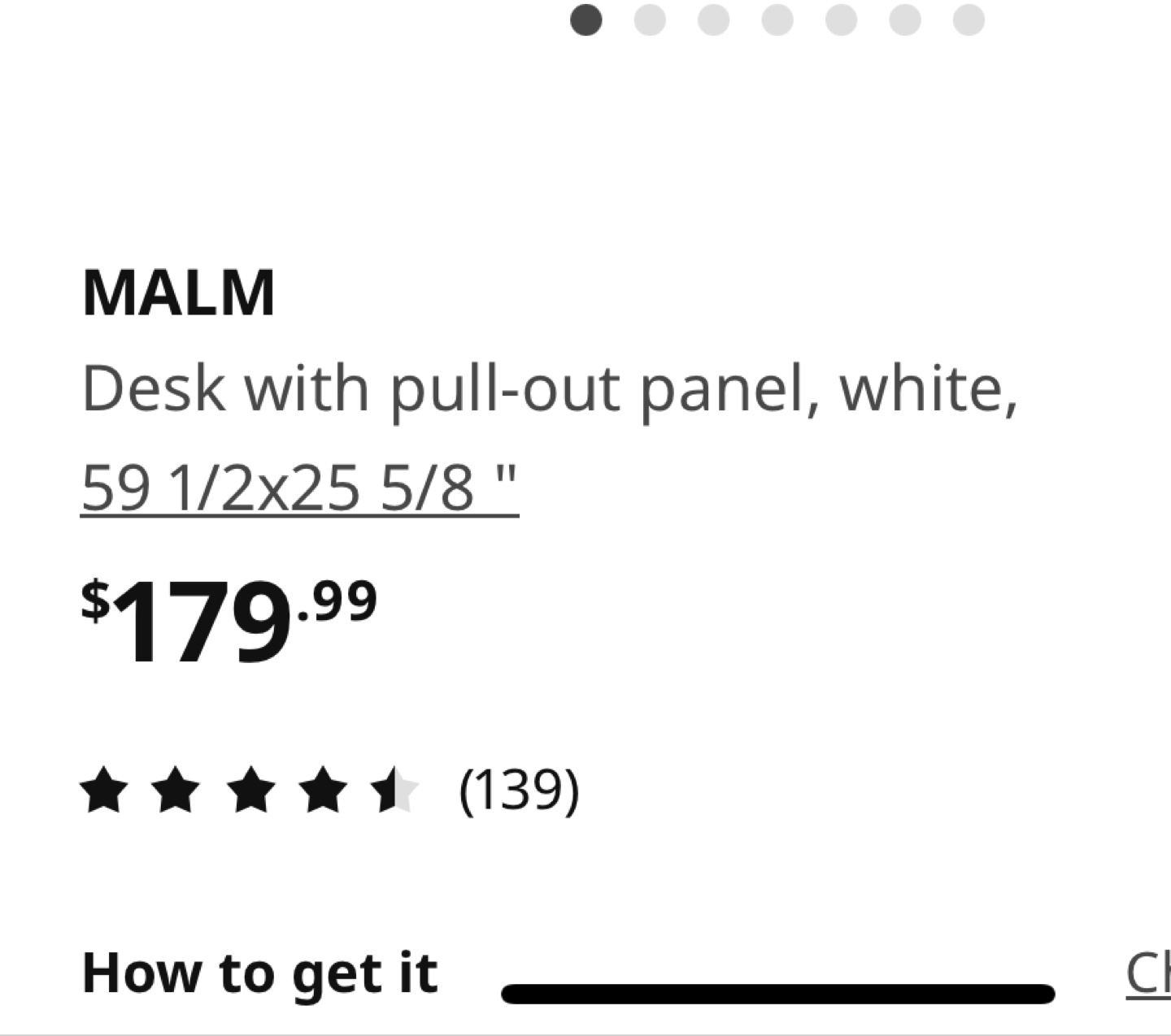 Sell Before This Sunday - IKEA MALM White Desk - photo 2