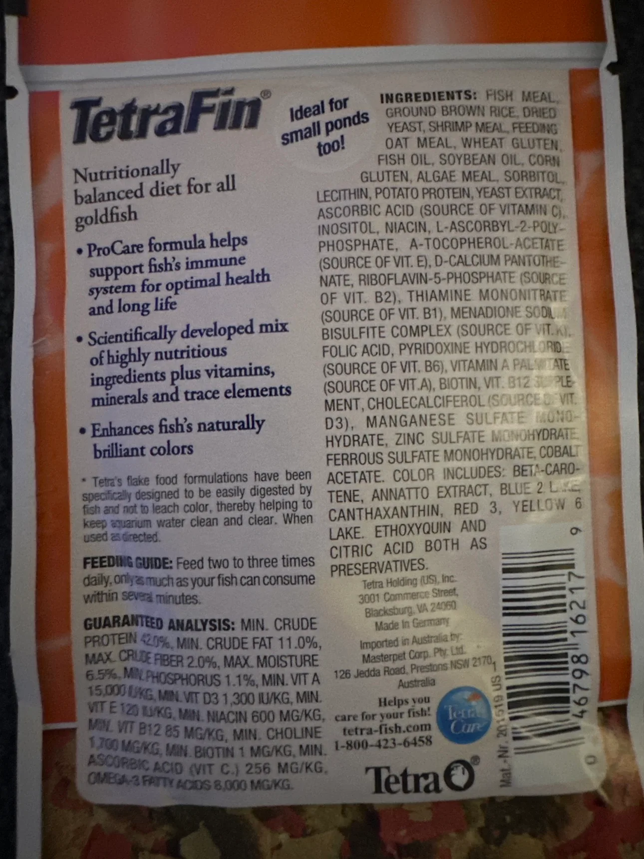 TetraFin Goldfish Flakes and TetraMin Tropical Flakes image indicator(4)