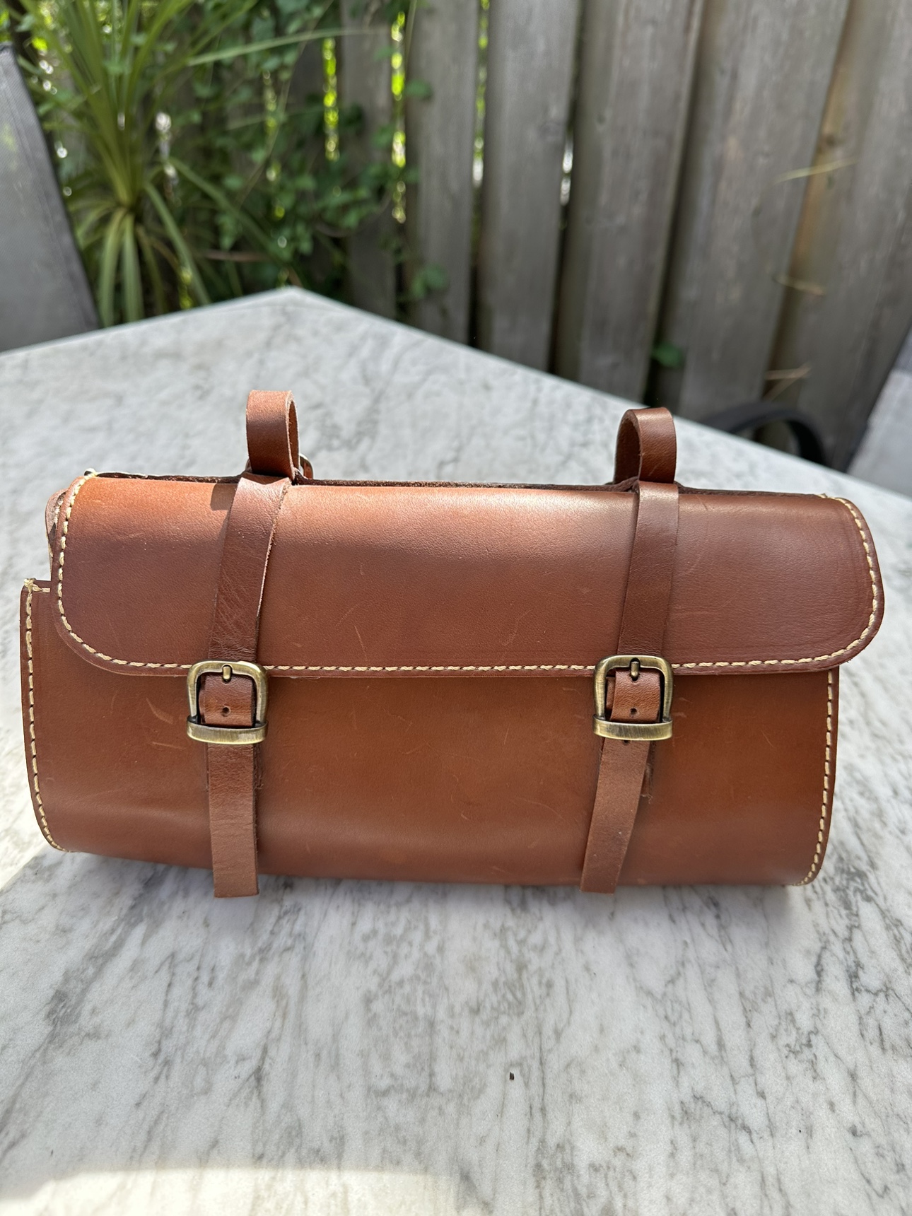Leather Bicycle Saddle Bag