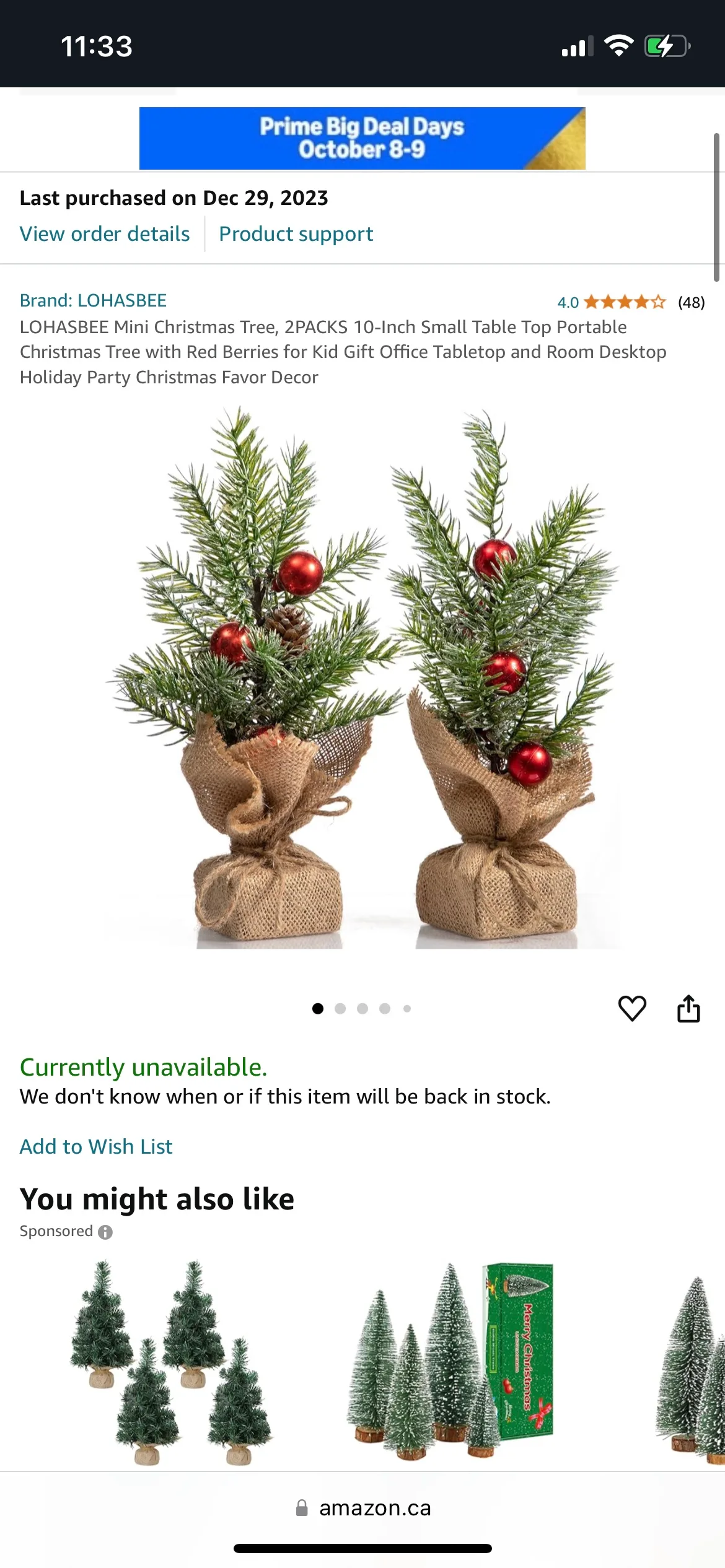 Brand new Mini Christmas Trees thumbnail