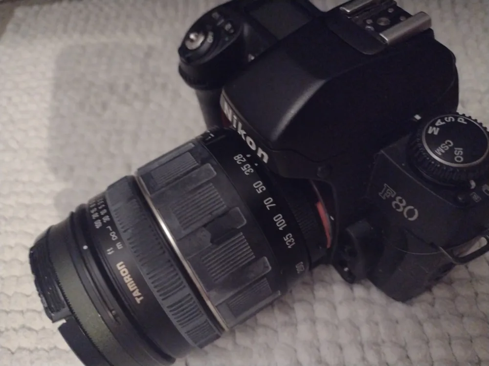"🧡" Nikon F80D Film Camera with Tamron lens and x-ray case image indicator(6)