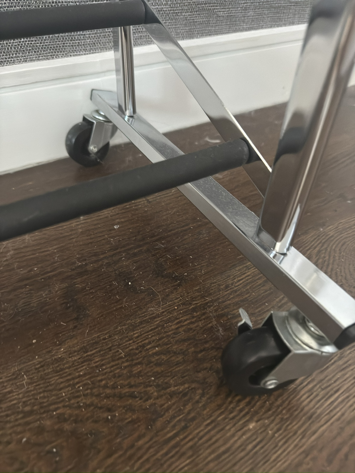 Silver and Black Shoe Rack - photo 3