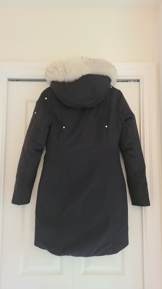 Down filled Black Parka jacket - photo 2