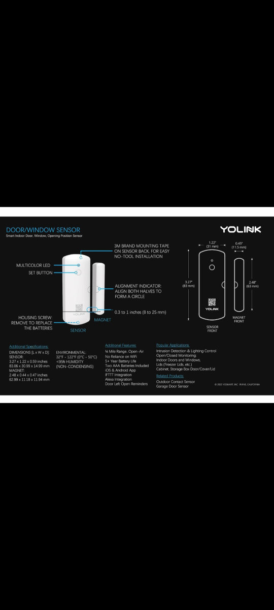 YoLink Door Sensor - photo 2