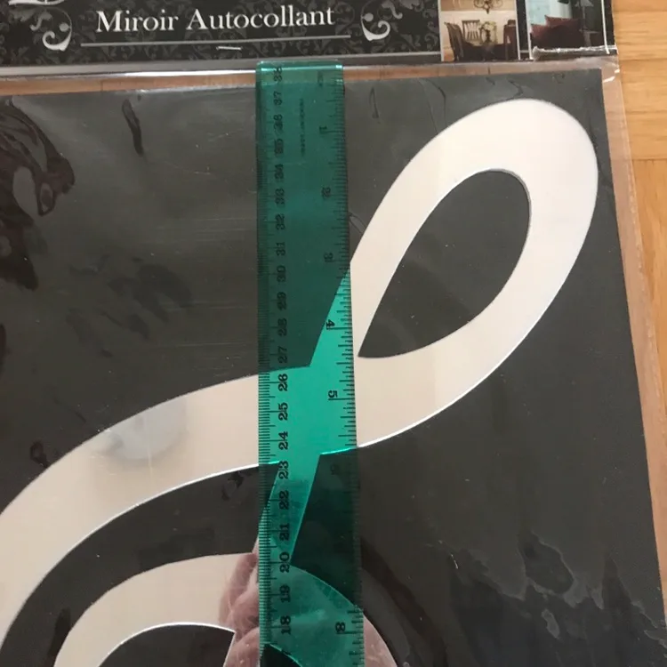 FWP/Trade: Self Adhesive Mirror Treble Clef image indicator(3)