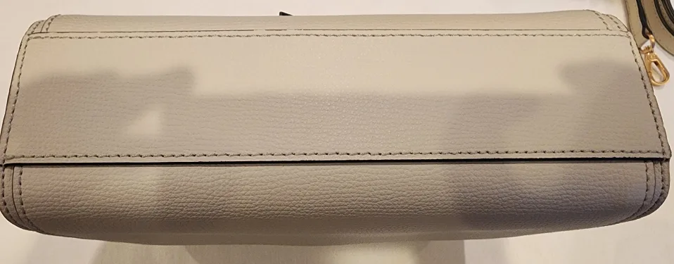 Lovecat Creamy Beige Leather Handbag image indicator(7)