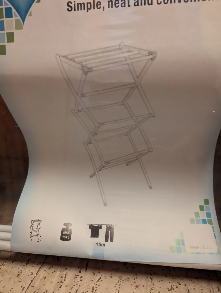 2 folding expandable drying racks image indicator(3)