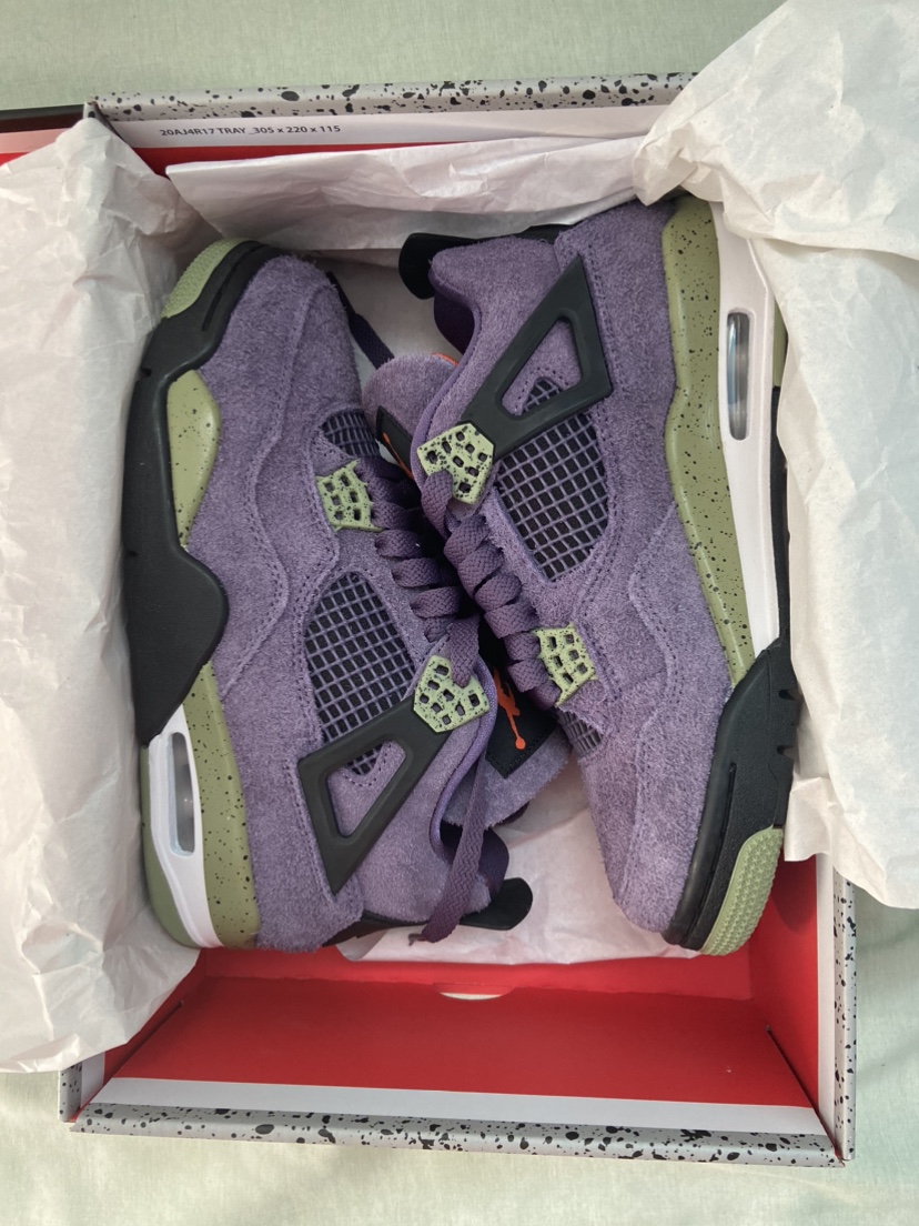 Air Jordan 4 Retro "Canyon Purple” - Size 7 Women’s - photo 2