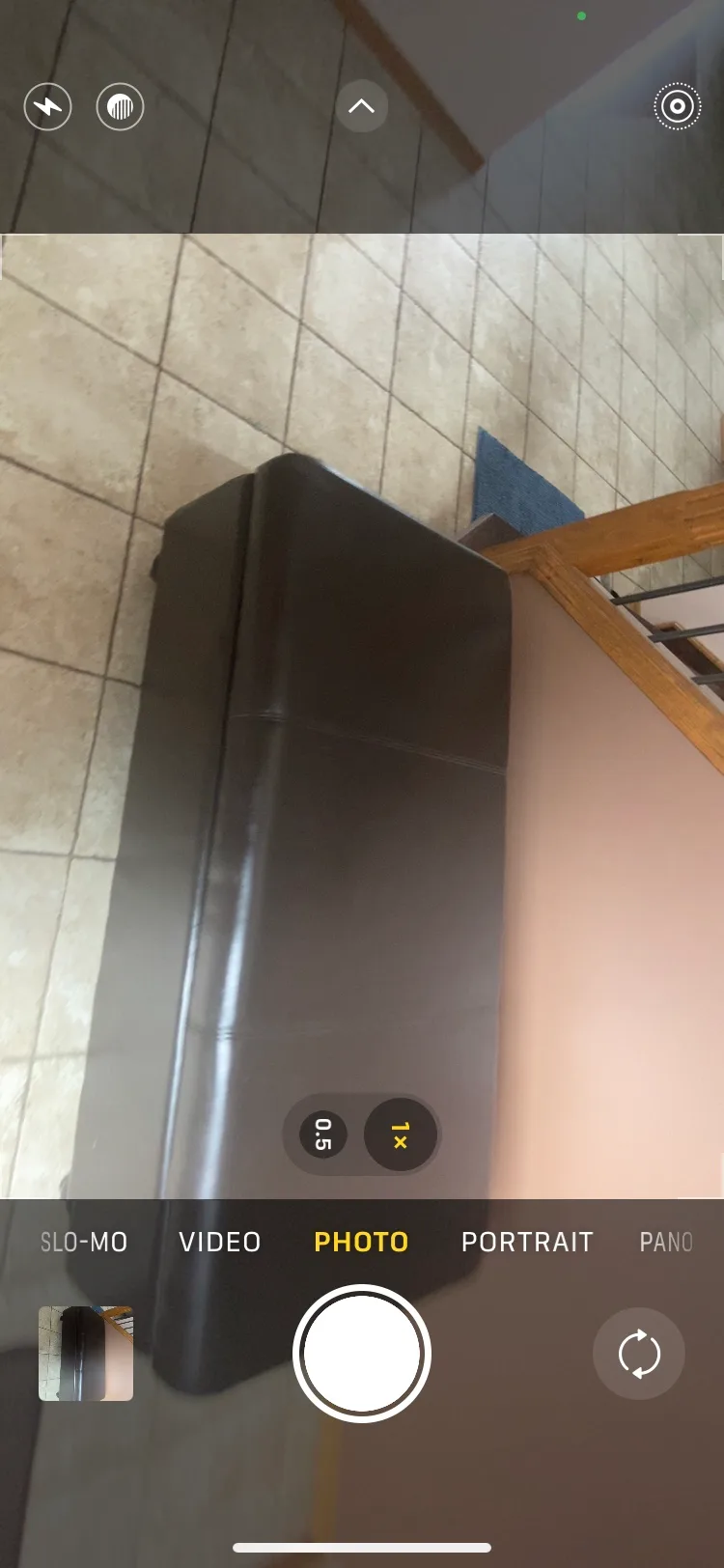 Brown Storage Ottoman