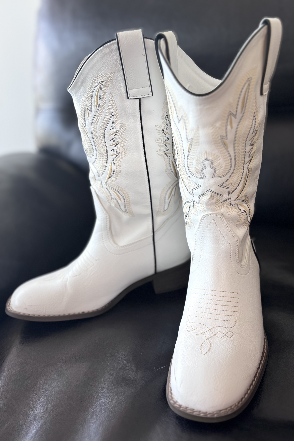White Cowboy Boots - photo 2