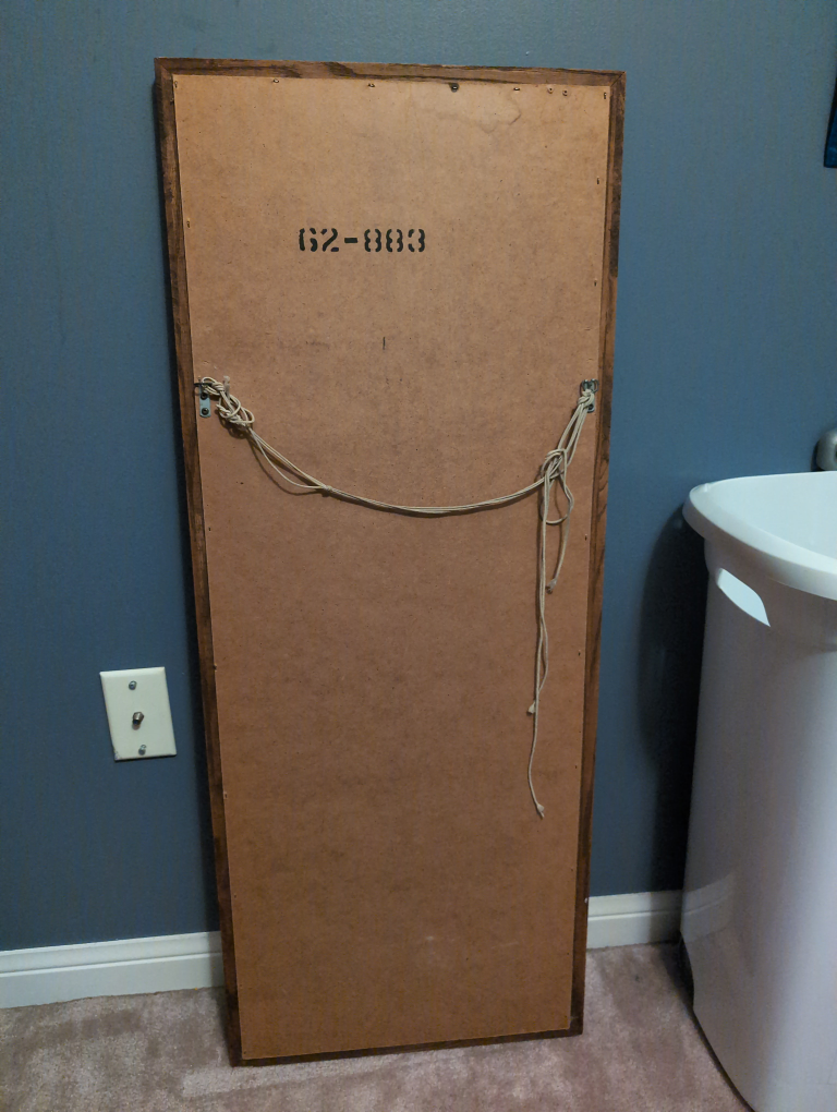 Full-length mirror with a wooden frame - photo 4