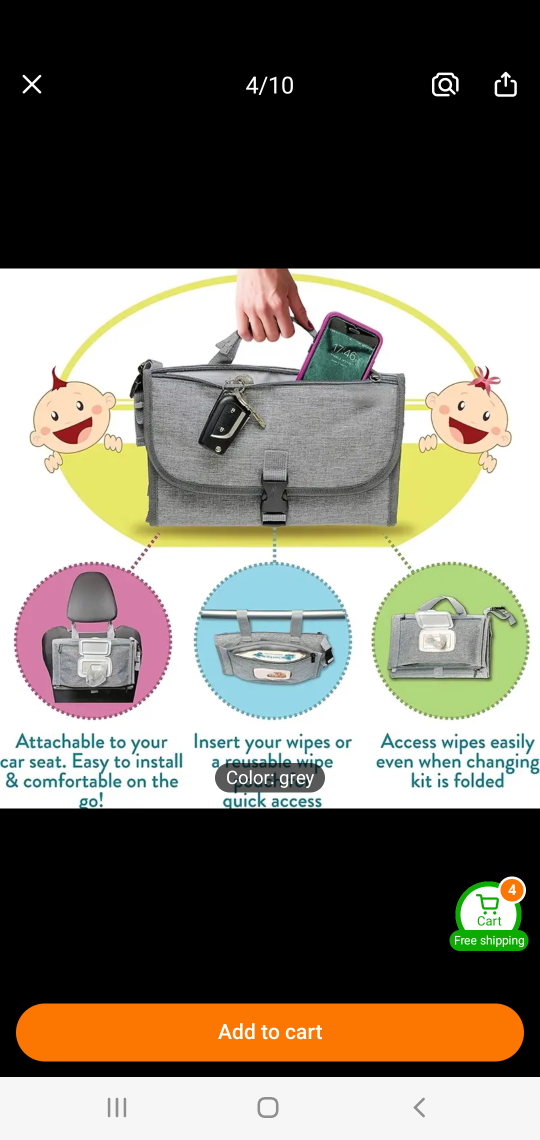 Portable Baby Changing Mat - photo 4