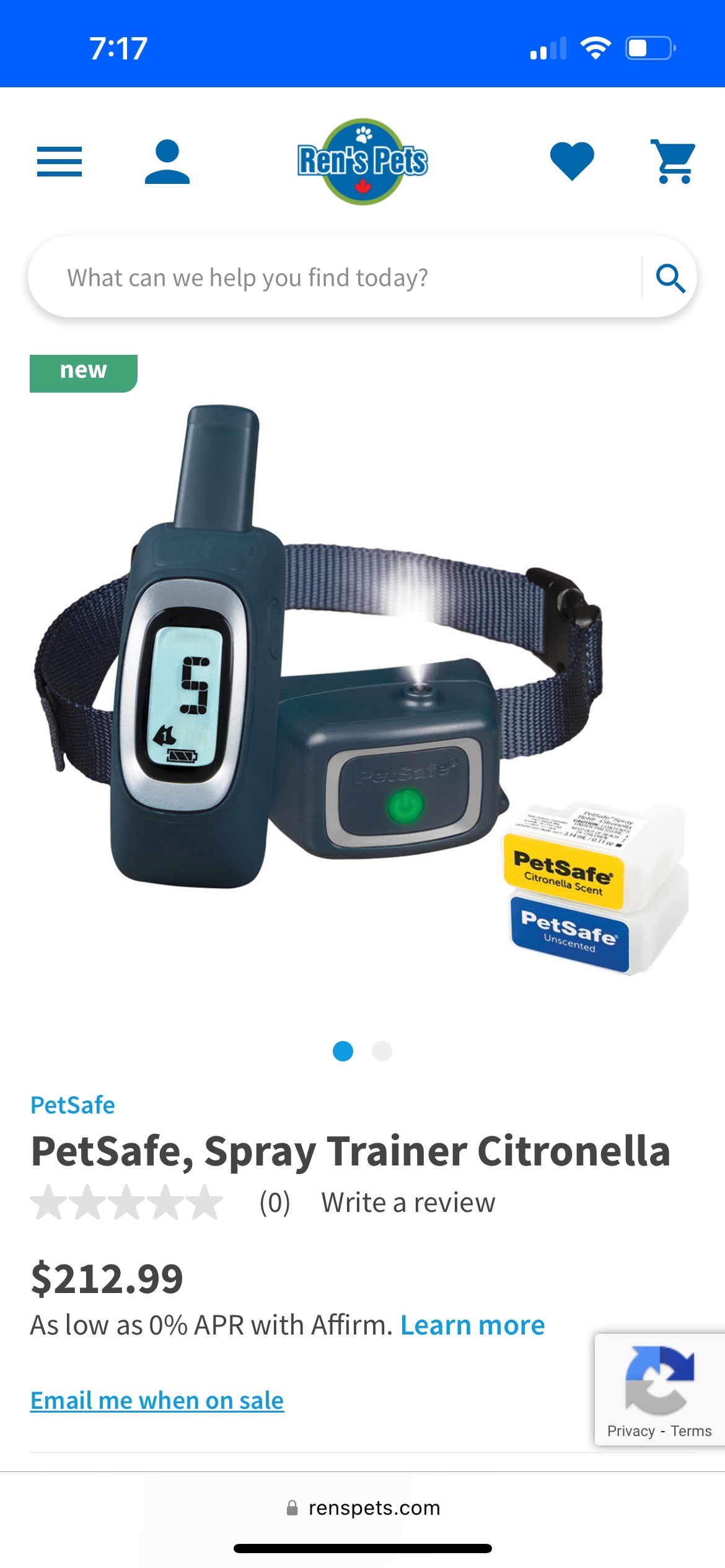 Petsafe remote dog spray collar - photo 3