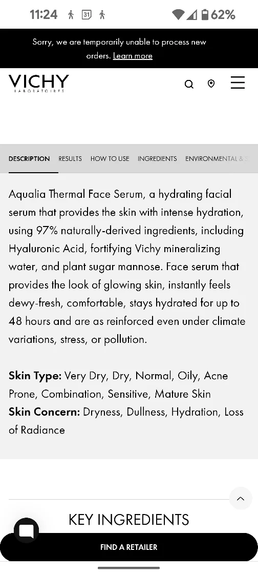 **VICHY** Aqualia Thermal Serum image indicator(2)