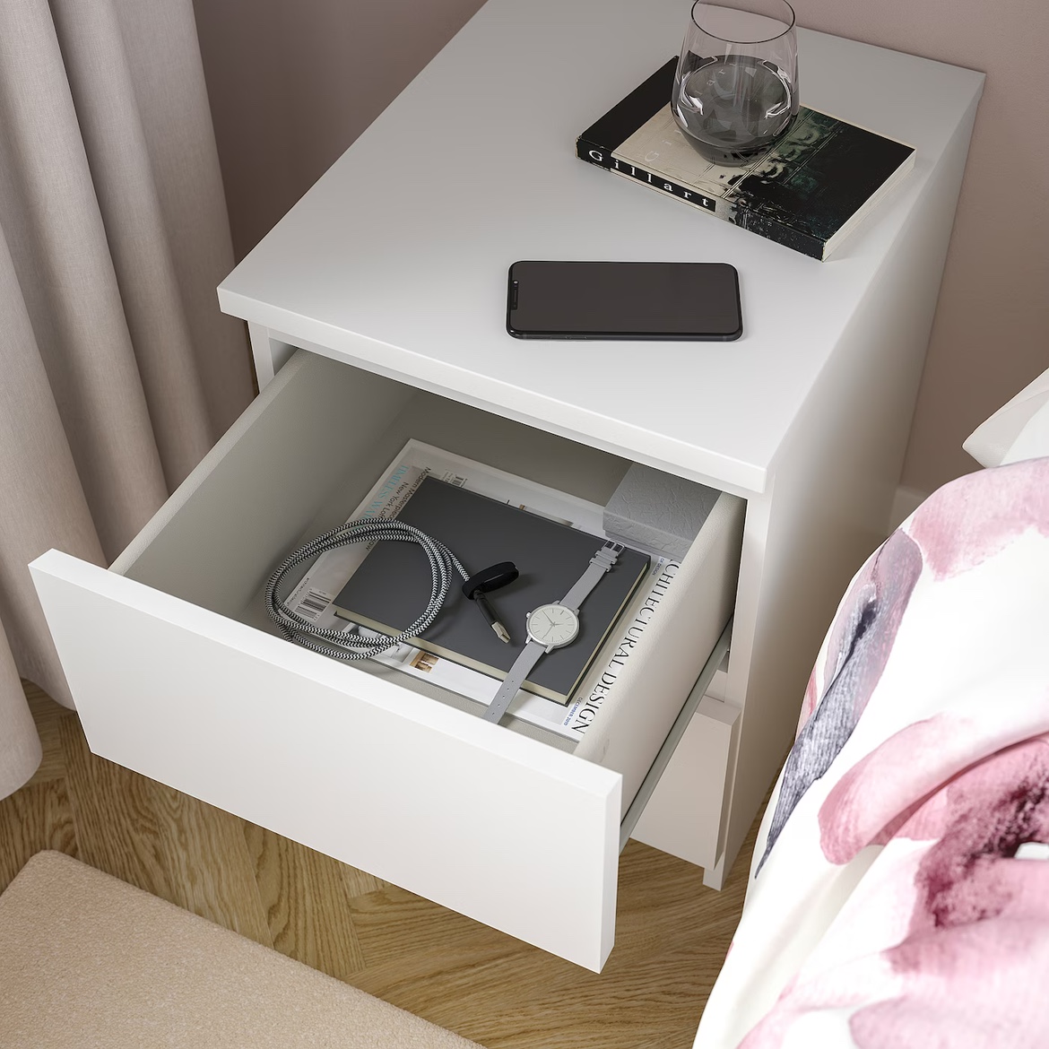 Malm 2-drawer chest / nightstand - photo 2