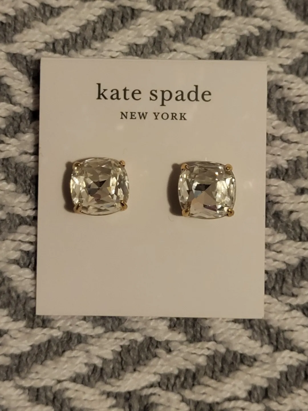 Kate Spade- Clear Earrings image indicator(2)