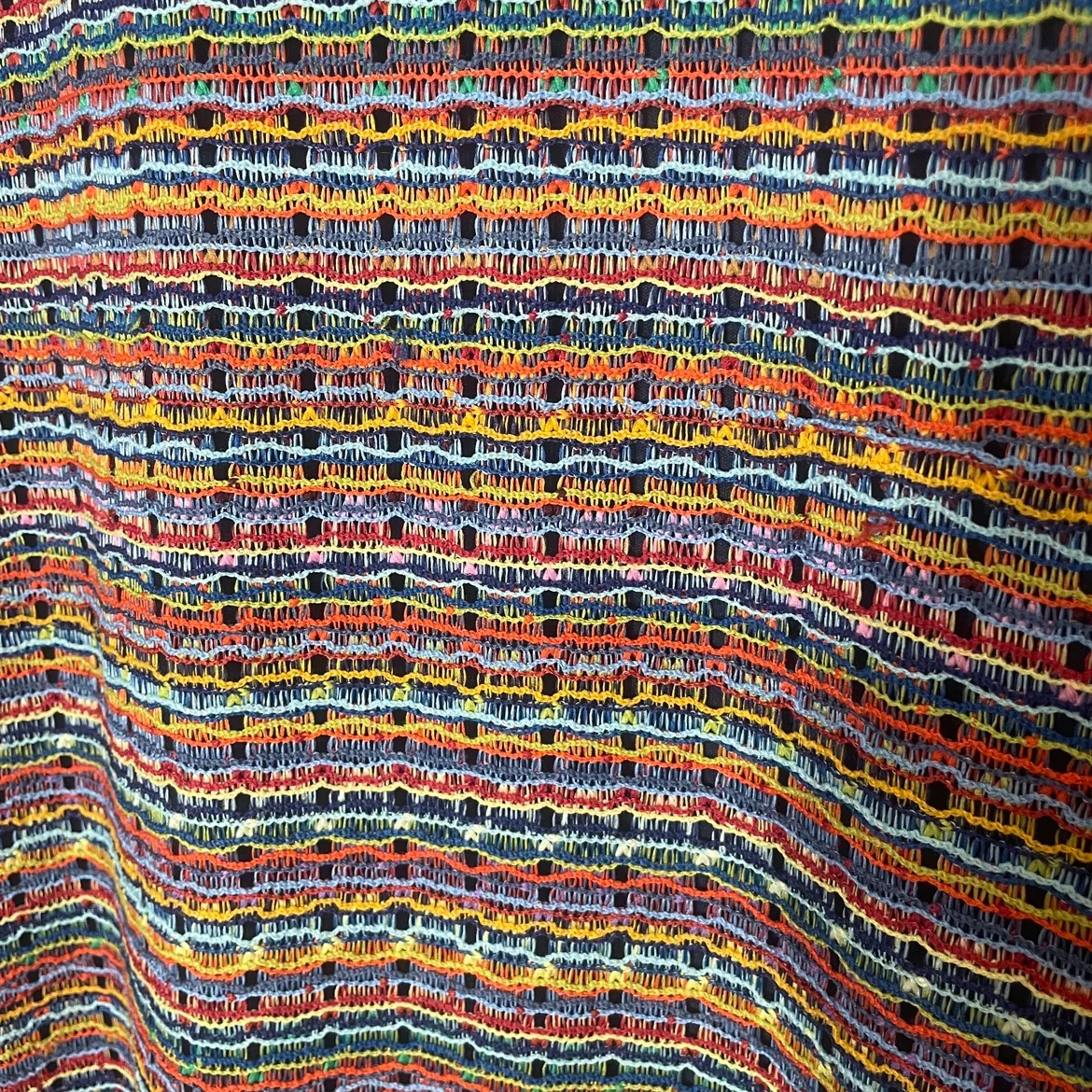 Un Deux Trois Crochet Knit Shift Dress Size XL image indicator(3)