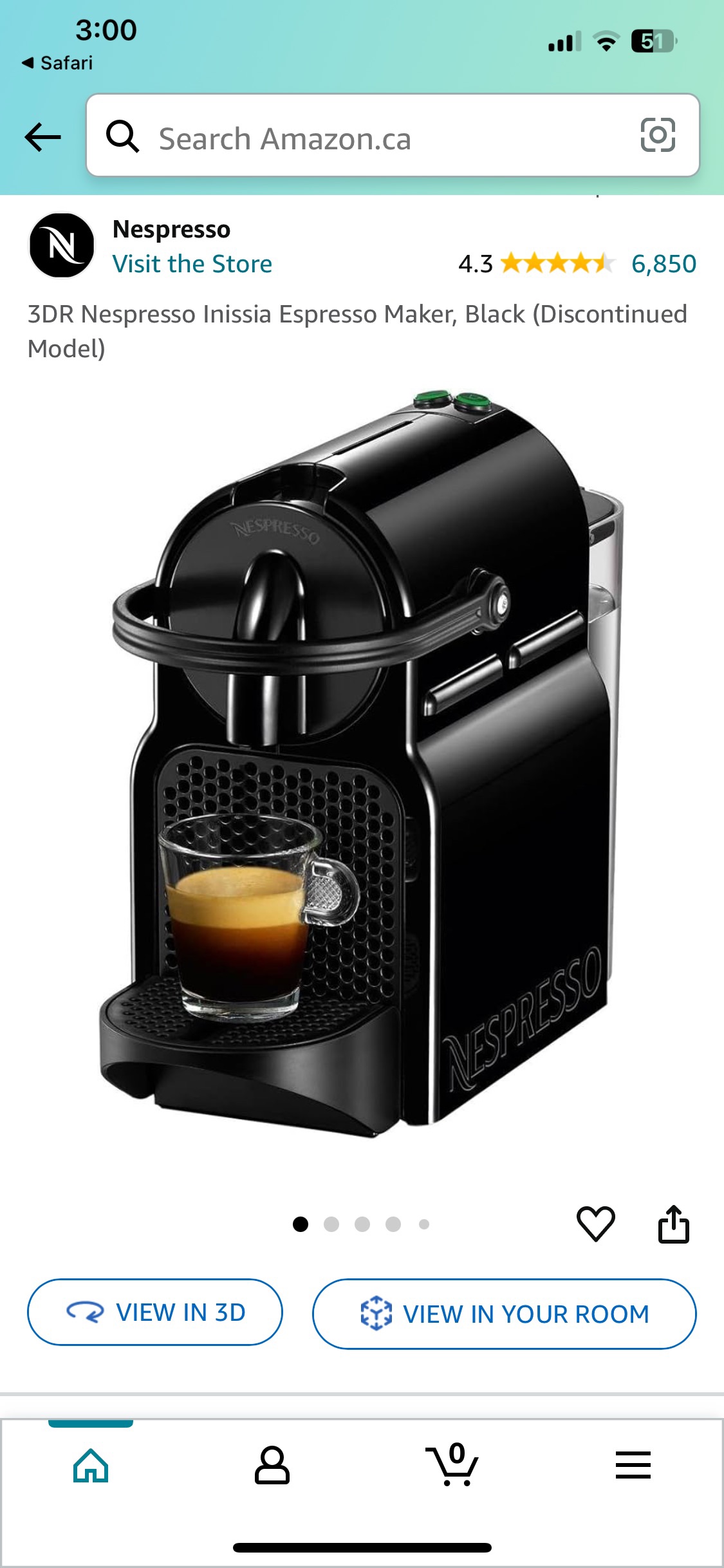 Nespresso Inissia Automatic Coffee Maker - photo 4