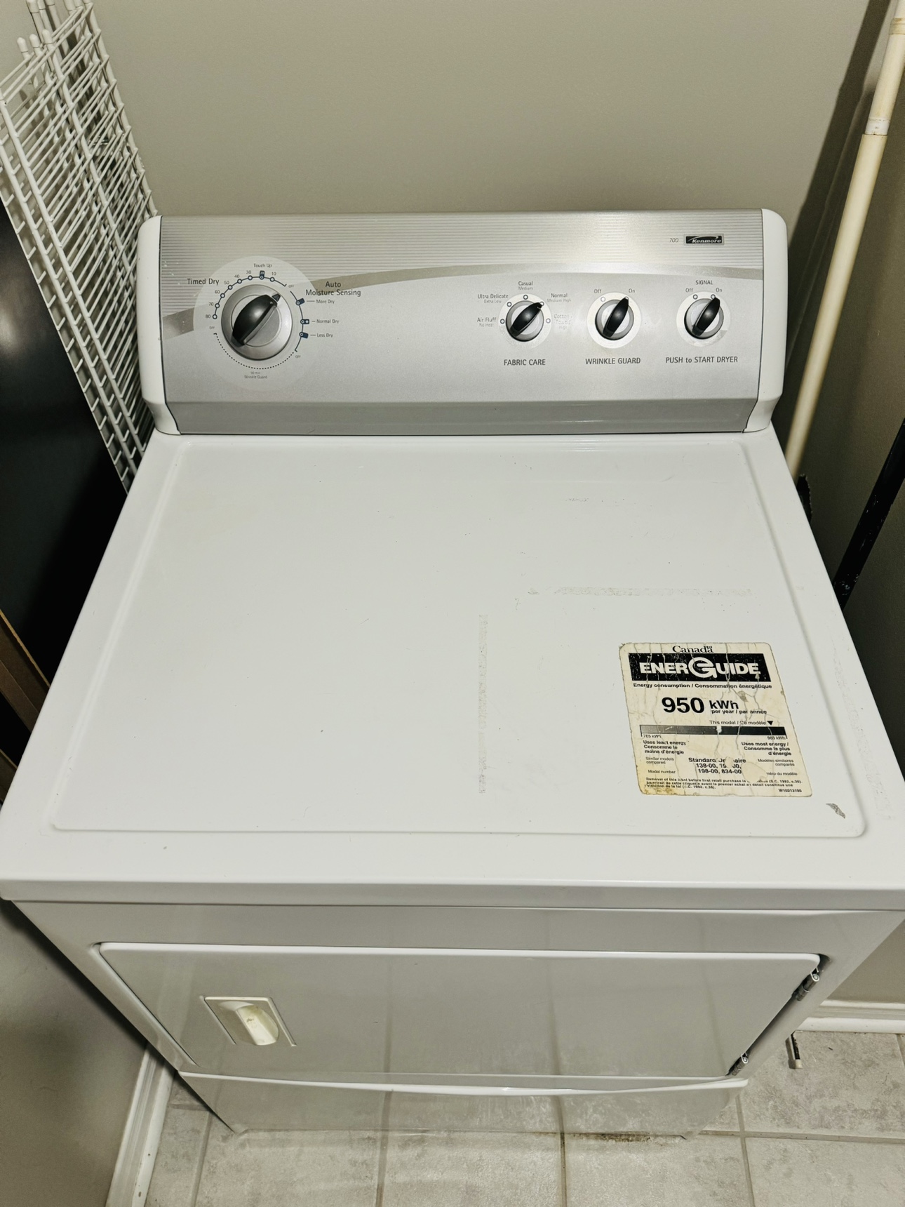 Kenmore Electric Dryer