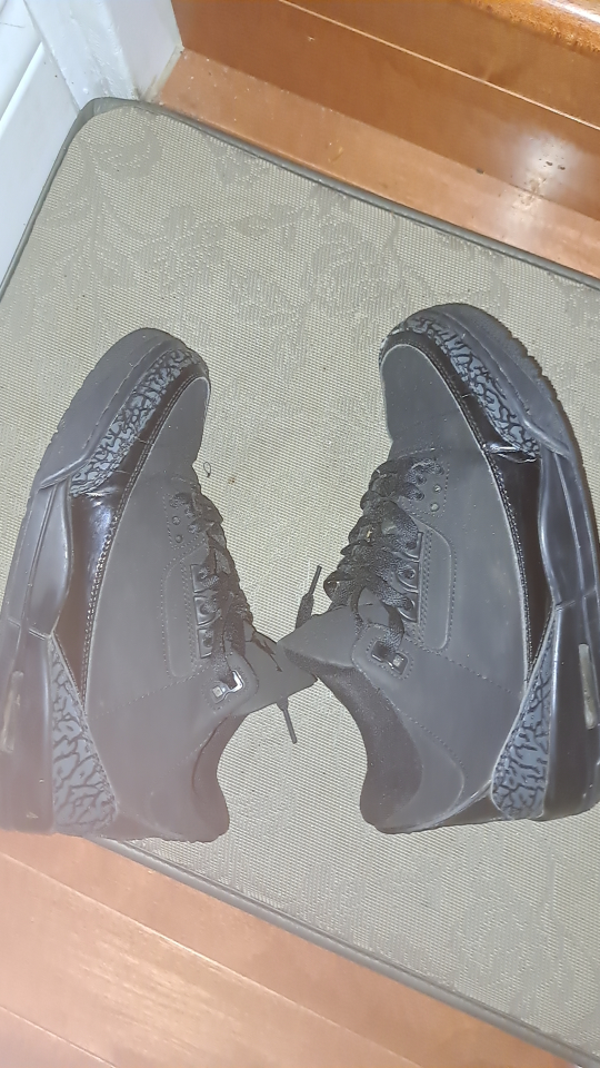 Jordan 3 Black Cat - photo 4