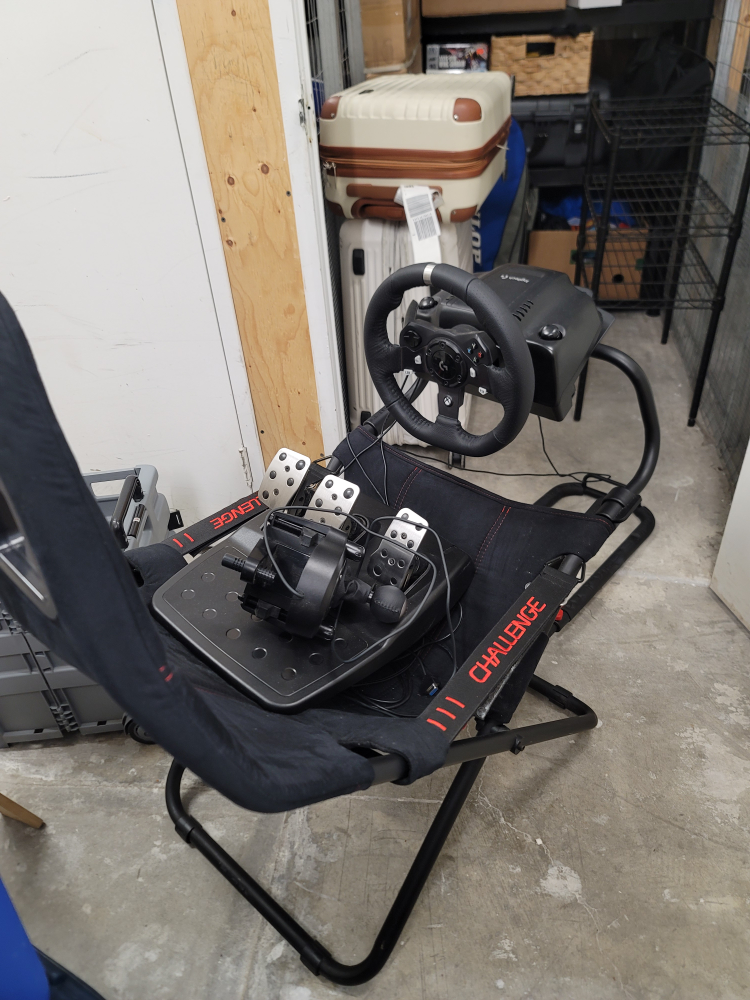 Logitech G920 + Shifter + Playseat Challenge $300obo