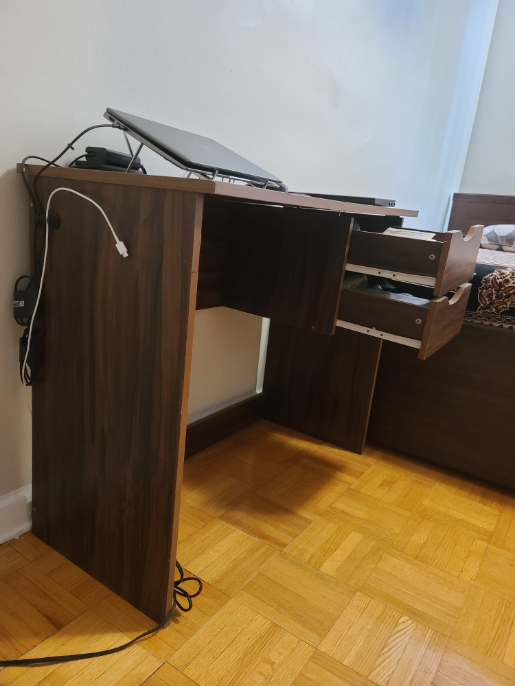 Desk with Two Drawers - photo 2