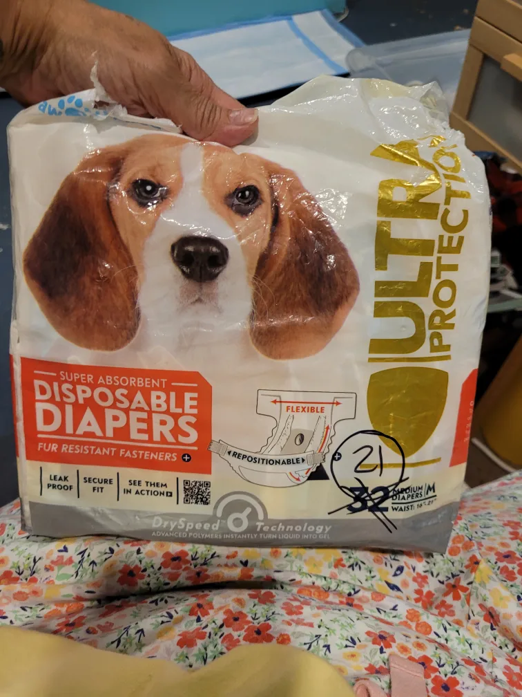 Ultra Protector Disposable Dog Diapers - Medium thumbnail