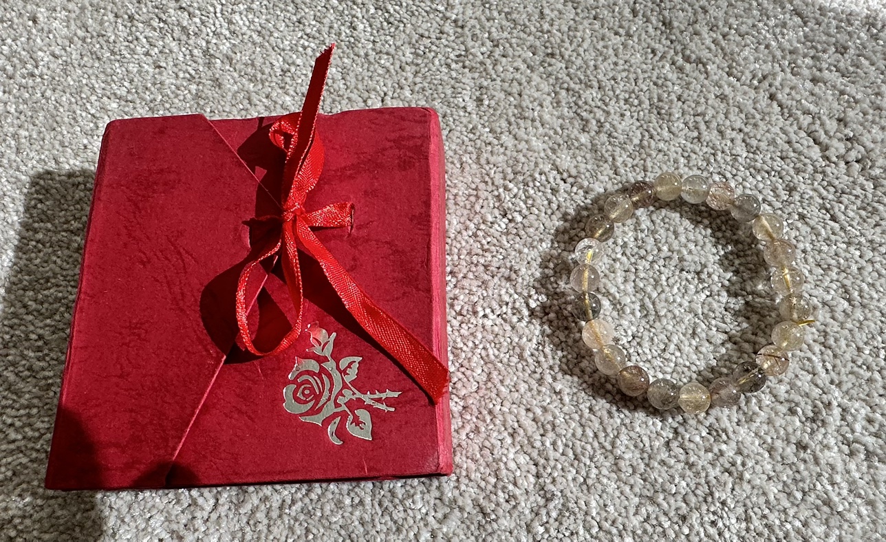 7mm Rutilated Quartz Bracelet - photo 2