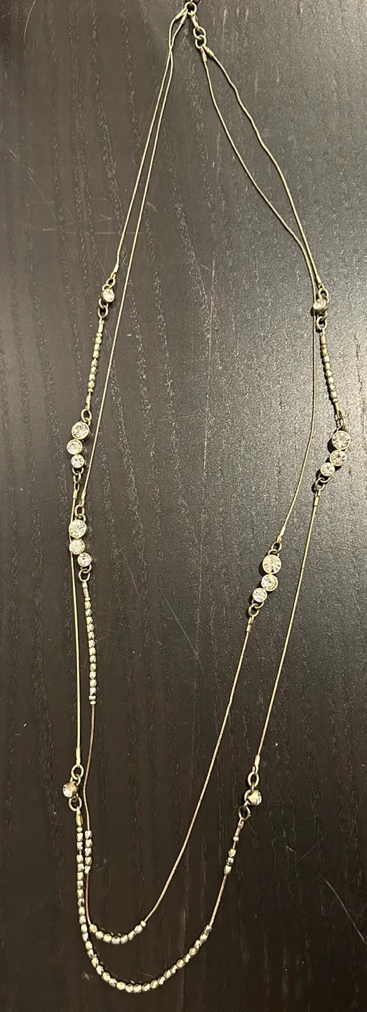 Loft Gold Layered Necklace #freecycle thumbnail