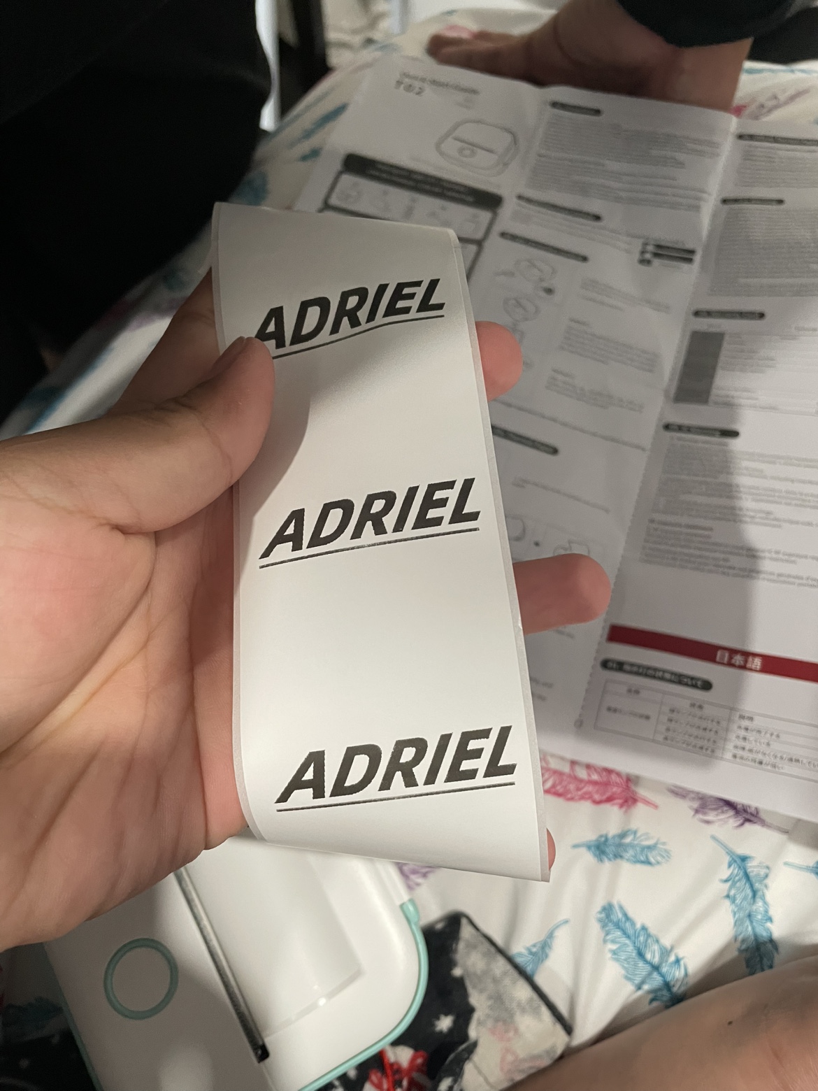 Mini Portable Label Printer