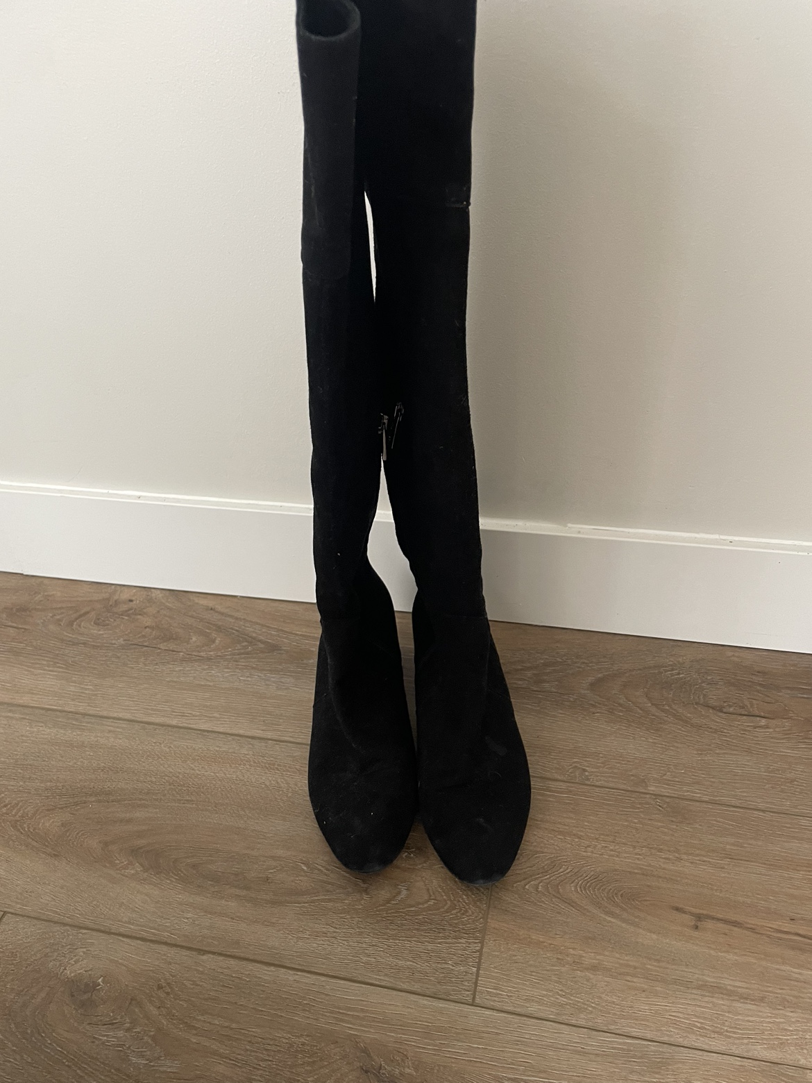 Over the knee boots suede size 8 - photo 3