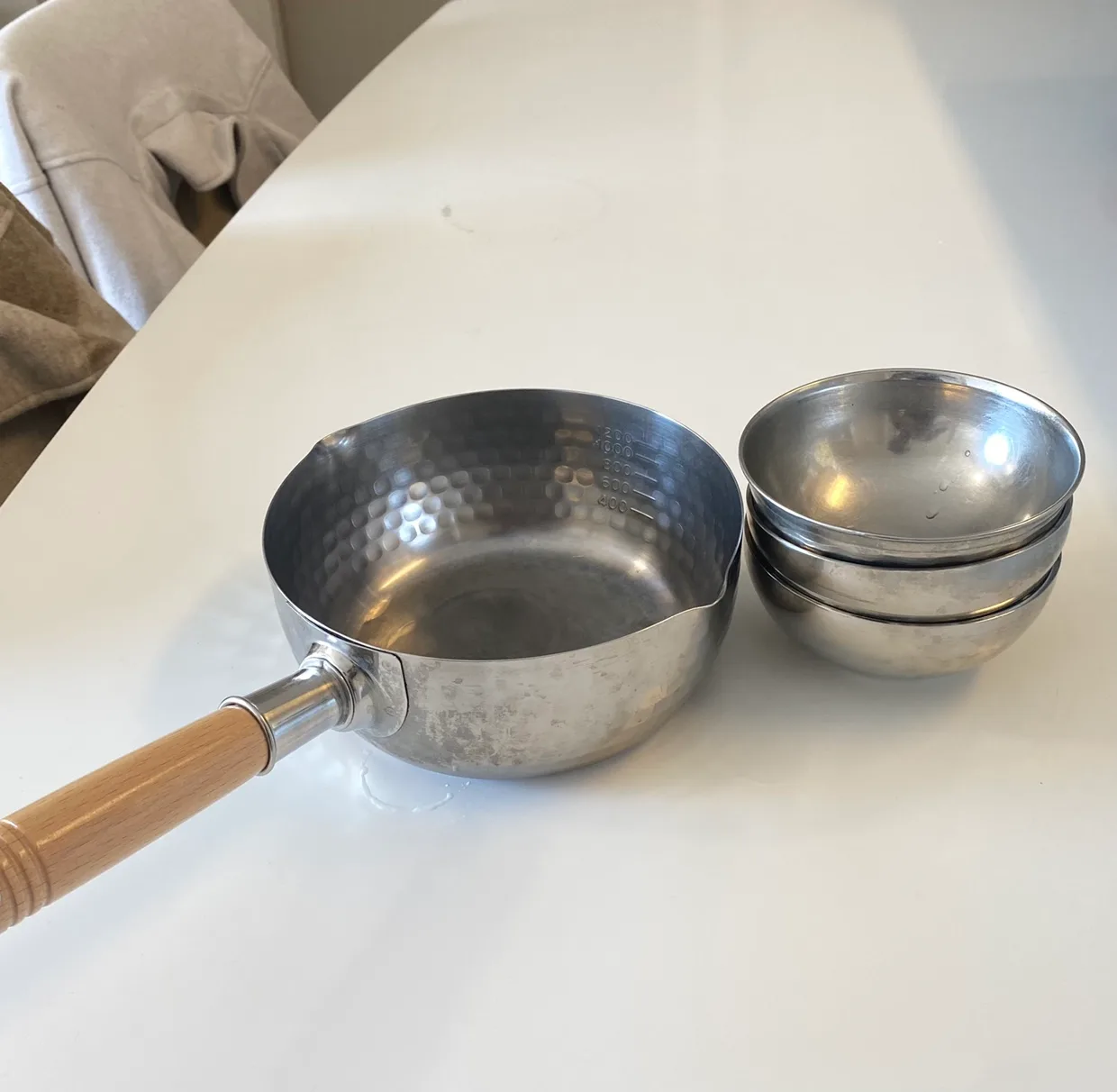 Stainless Steel pan and bowls set thumbnail