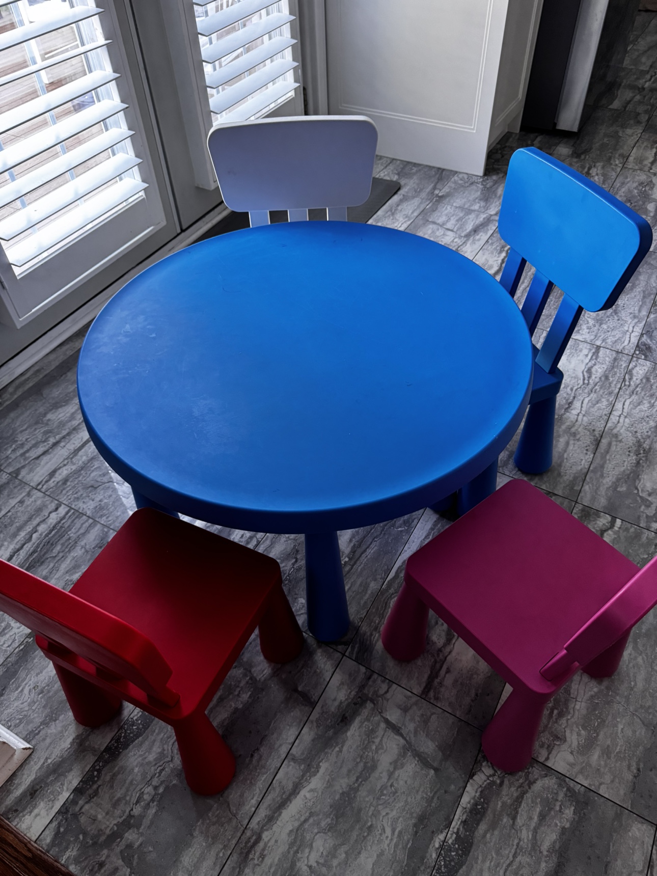 IKEA Kids Table and Chairs - photo 3