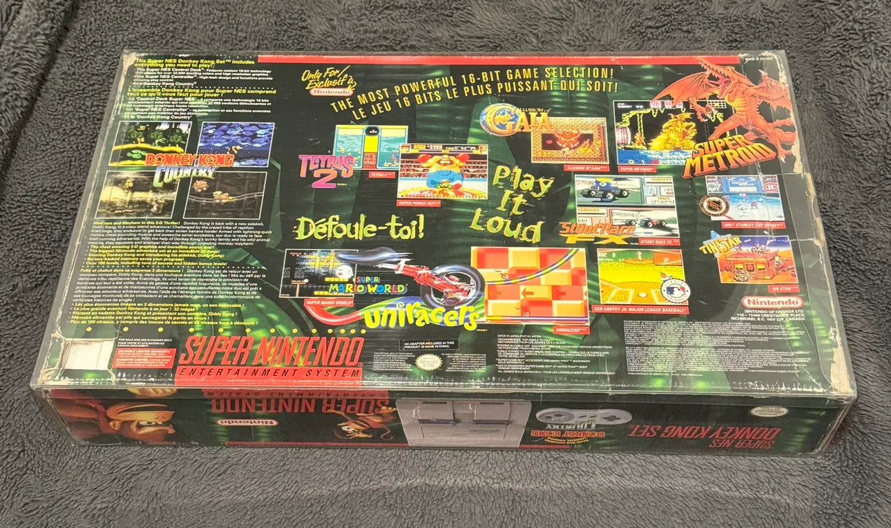 Super NES Donkey Kong Country Set (complete in box) *rare* image indicator(2)