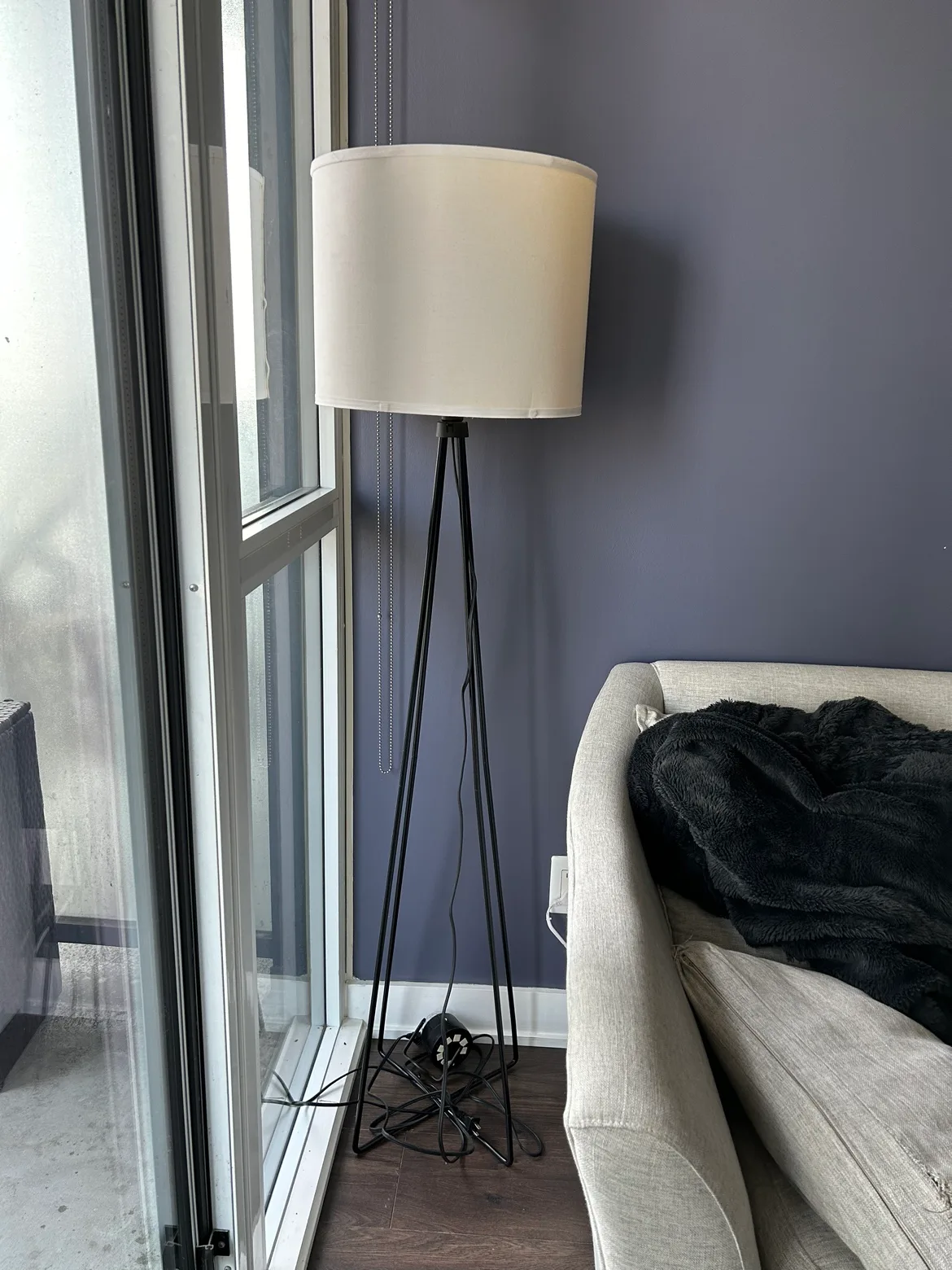 Black Tripod Floor Lamp thumbnail
