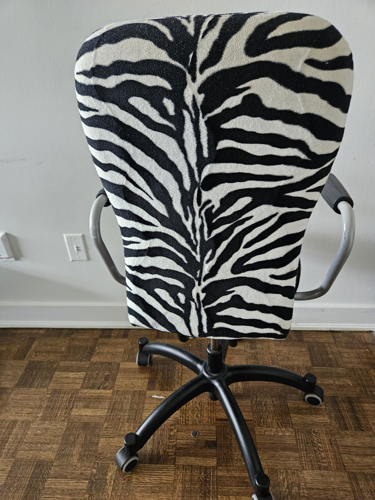Zebra ikea office chair - photo 2